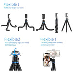 Suporte universal para tripé polvo para câmara desportiva SLR móvel APEXEL APL-JJ10 para transmissão ao vivo, APL-JJ10