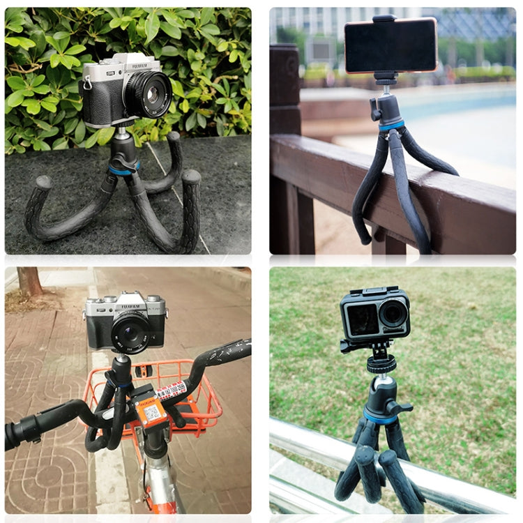 Suporte universal para tripé polvo para câmara desportiva SLR móvel APEXEL APL-JJ10 para transmissão ao vivo, APL-JJ10