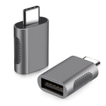 2 Unidades Adaptador de Liga de Zinco USB-C / Tipo-C Macho para USB 3.0 Fêmea SBT-158, SBT-158 Preto, SBT-158 Dourado, SBT-158 Rosa Dourado, SBT-158 Prateado