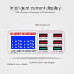 WLX-896+ Carregador USB Digital Inteligente Multi-funções 6 em 1, WLX-896+(Plug AU), WLX-896+(Plug UE), WLX-896+(Plug UK), WLX-896+(Plug US)