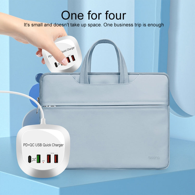 WLX-T3P Carregador USB Inteligente de Carregamento Rápido Multi-funções PD + QC 4 em 1, WLX-T3P Plug AU, WLX-T3P Plug UE, WLX-T3P Plug UK, WLX-T3P Plug US