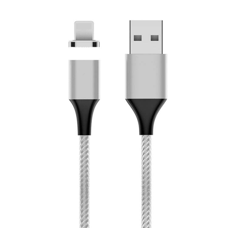 Cabo de Dados Magnético Trançado em Nylon M11 5A USB para 8 Pinos, Comprimento do Cabo: 2m, 8 Pinos