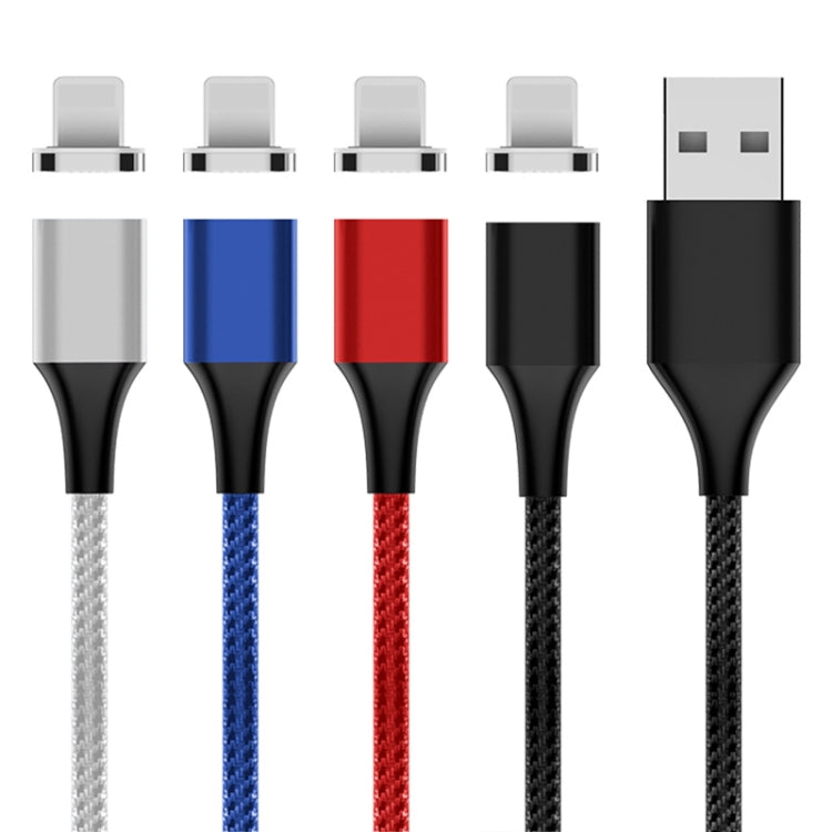 Cabo de Dados Magnético Trançado em Nylon M11 5A USB para 8 Pinos, Comprimento do Cabo: 2m, 8 Pinos