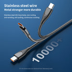 ADC-009 Cabo de Dados de Carregamento Rápido com Mangueira de Liga de Zinco USB para 8 Pinos, Comprimento do Cabo: 1m, USB para 8 Pinos