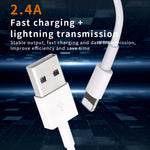 IVON CA19 Cabo de Dados de Carga Rápida USB para 8 Pinos para iPhone, iPad, Comprimento: 1m