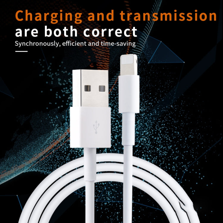 IVON CA19 Cabo de Dados de Carga Rápida USB para 8 Pinos para iPhone, iPad, Comprimento: 1m