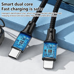 Cabo de Dados com Cordão Portátil REMAX RC-140i Série Thor PD 20W USB-C / Type-C para 8 Pinos, Comprimento do Cabo: 1.2m, USB-C / Type-C para 8 Pinos