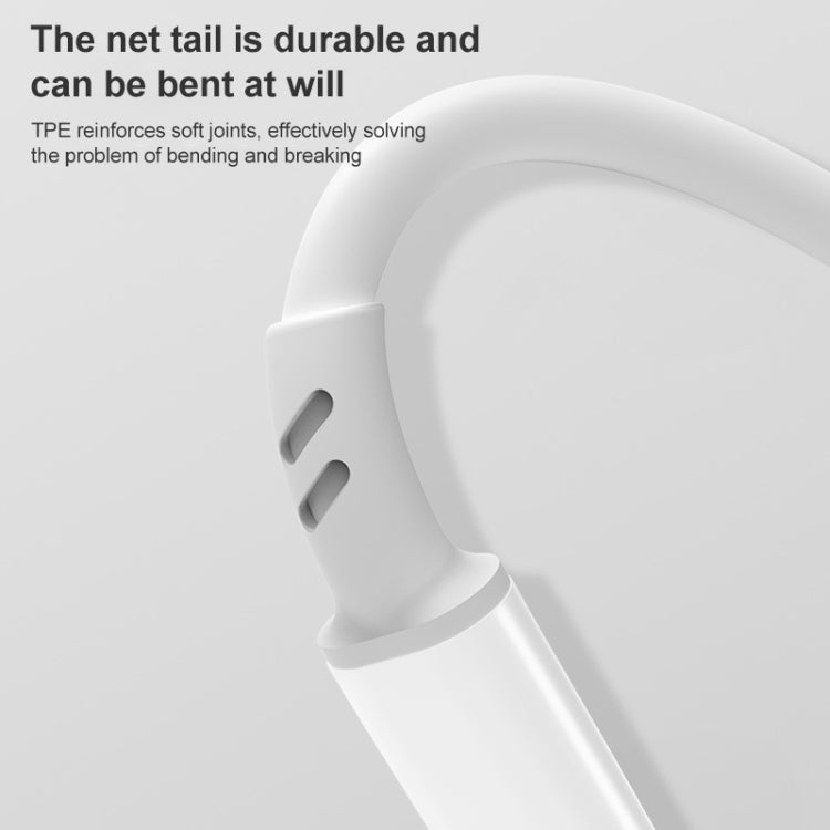 Cabo de Carregamento Rápido 3A 3 em 1 USB para Tipo-C / 8 Pinos / Micro USB, Comprimento do Cabo: 1,2m, Branco