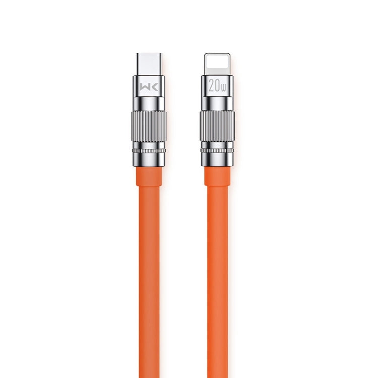 Cabo de Dados de Carregamento Rápido WK WDC-187 Série Qjie 20W USB-C/Type-C para 8 Pinos, Comprimento: 1m, USB-C/Type-C para 8 Pinos
