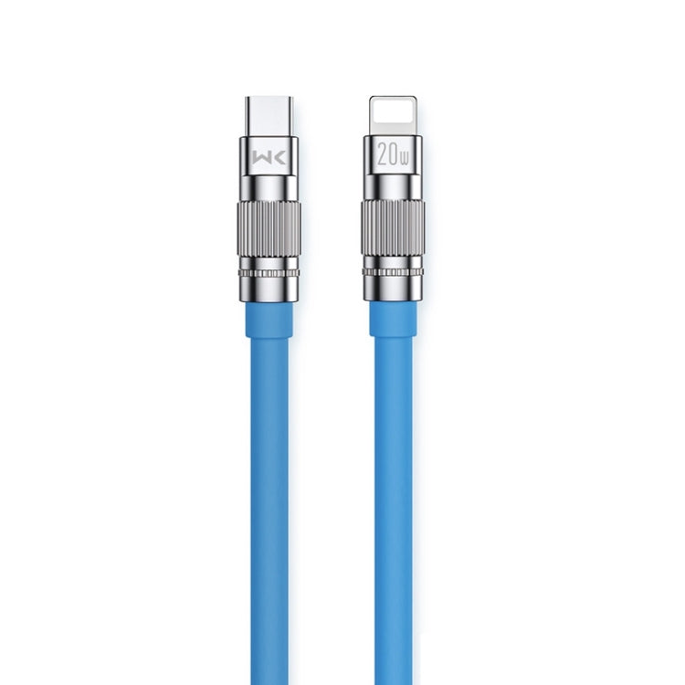 Cabo de Dados de Carregamento Rápido WK WDC-187 Série Qjie 20W USB-C/Type-C para 8 Pinos, Comprimento: 1m, USB-C/Type-C para 8 Pinos