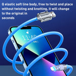 Cabo de Dados de Carregamento Rápido WK WDC-187 Série Qjie 20W USB-C/Type-C para 8 Pinos, Comprimento: 1m, USB-C/Type-C para 8 Pinos