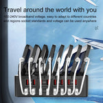 Estação de carregamento inteligente YFY-A55 150W com 16 portas USB e suporte para telemóvel e tablet, ficha US, YFY-A55