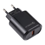 Carregador Rápido USB LZ-2117 18W QC3.0 3.1A, Plugue EU