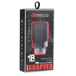 Carregador Rápido USB LZ-2117 18W QC3.0 3.1A, Plugue EU