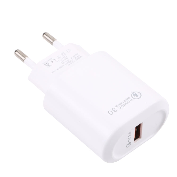 Carregador Rápido USB LZ-2117 18W QC3.0 3.1A, Plugue EU
