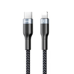 Cabo de Dados de Carregamento Rápido REMAX RC-009i 1m 2.22A USB-C / Type-C para 8 Pinos 20W PD, Type-C para 8 Pinos 20W