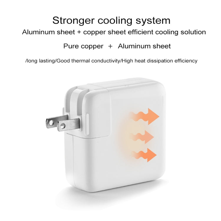 Adaptador de Energia Tipo-C 87W Carregador Portátil com Cabo de Carregamento Tipo-C de 1,8m, Ficha AU, Ficha AU 87W