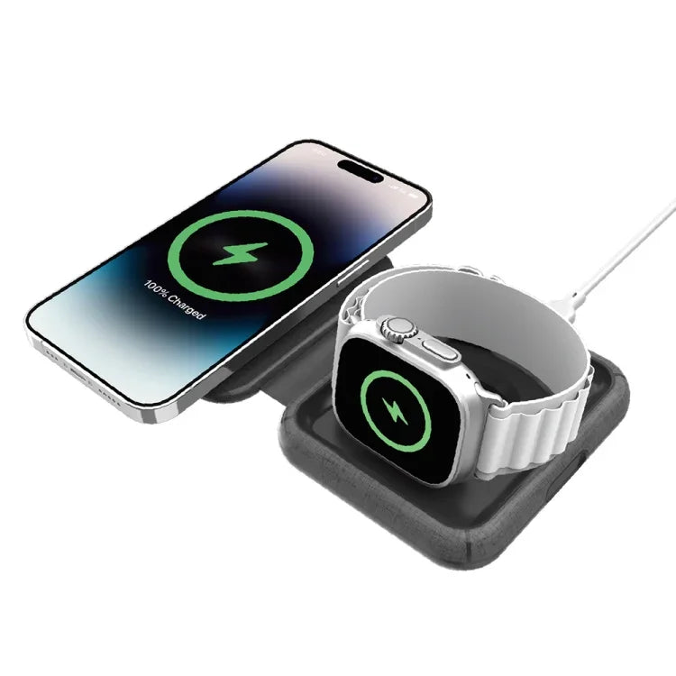 Carregador Sem Fios Magnético Dobrável 2 em 1 MOMAX UD30 Q.Mag Go Magsafe