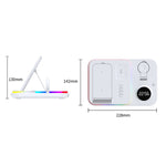 Carregador Sem Fios Multifuncional 4 em 1 30W, 4 em 1