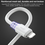 WK WDC-103 Cabo de Dados de Carregamento Pro Fullspeed 3A 3 em 1 8 Pinos + Micro USB + Tipo-C / USB-C, Comprimento: 1,15m