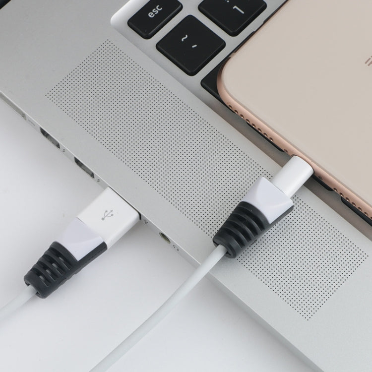 2 Unidades de Enrolador Protetor para Cabo de Carregamento USB Anti-Quebra