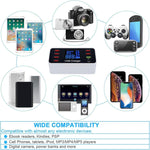 A9 Plus (Versão Global) Estação de Carregamento Inteligente Multifuncional AC 100V~240V 8 Portas USB com Ecrã Digital LCD Destacável e Carregador Sem Fios, Suporta QC3.0, A9 Plus (Versão Global)
