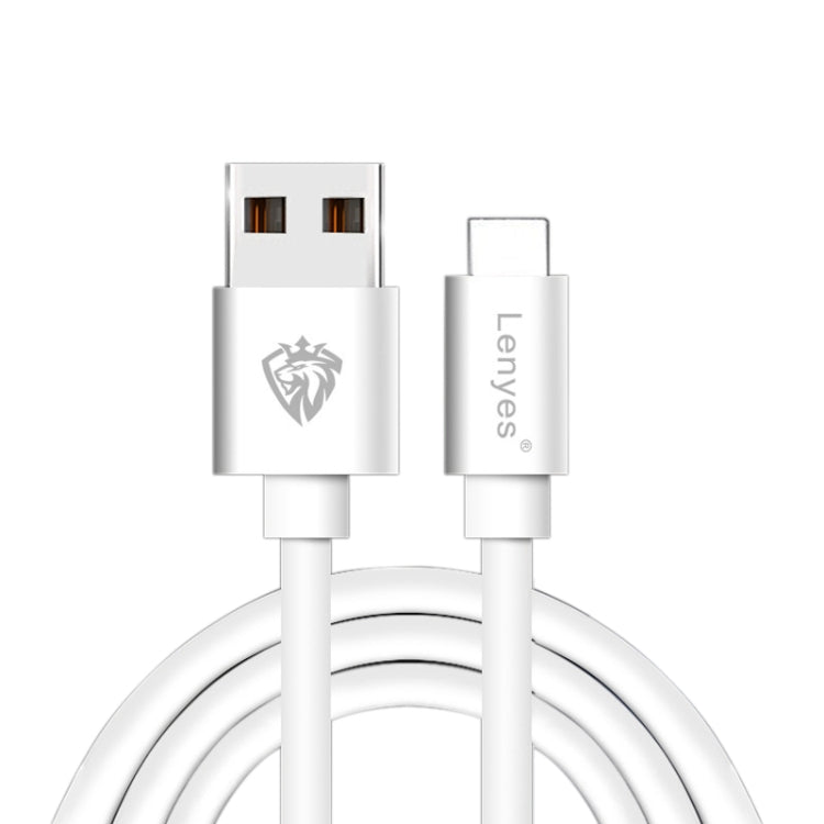 Lenyes LC701 Cabo de sincronização de dados e carregamento rápido USB para 8 Pin PVC 1,5m 2,4A, 1,5m 8 Pin