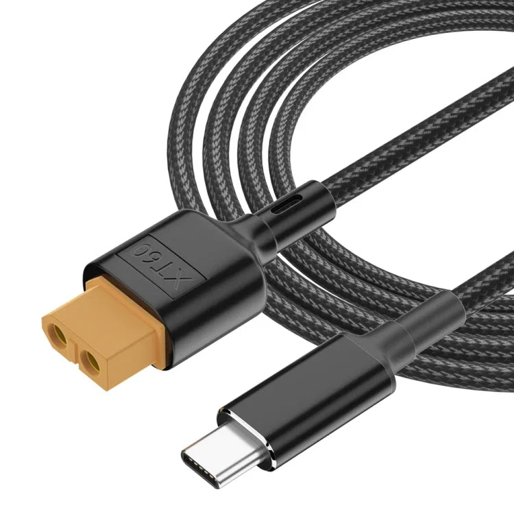Cabo de Dados USB-C / Tipo-C para XT60, Comprimento: 50cm, 50cm