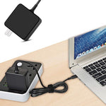 Adaptador de Energia USB-C / Tipo-C 45W Carregador Portátil para Portáteis com Cabo de Carregamento Tipo-C, Ficha US, Ficha US 45W / Preto