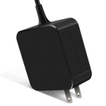 Adaptador de Energia USB-C / Tipo-C 65W Carregador Portátil para Portáteis com Cabo de Carregamento Tipo-C, Ficha US, Ficha US 65W / Preto