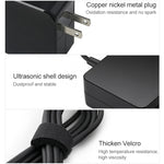 Adaptador de Energia USB-C / Tipo-C 65W Carregador Portátil para Portáteis com Cabo de Carregamento Tipo-C, Ficha US, Ficha US 65W / Preto