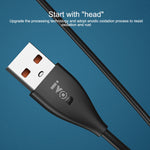 IVON CA87 Cabo de dados USB para 8 Pin TPE de carregamento rápido, Comprimento do cabo: 1m, 8 Pin