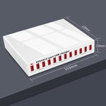 Estação de carregamento inteligente multifunções WLX-X6 120W 12 em 1 USB