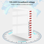 Estação de carregamento inteligente multifunções WLX-X6 120W 12 em 1 USB