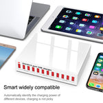Estação de carregamento inteligente multifunções WLX-X6 120W 12 em 1 USB