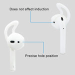 Tampas de silicone para auscultadores Bluetooth sem fios para Apple AirPods