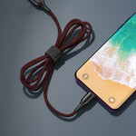 Cabo de Dados Trançado em Poliéster Bicolor com Atração Magnética REMAX RC-158m 3A USB para Micro USB para Carregamento e Transmissão, Comprimento do Cabo: 1m, Micro USB