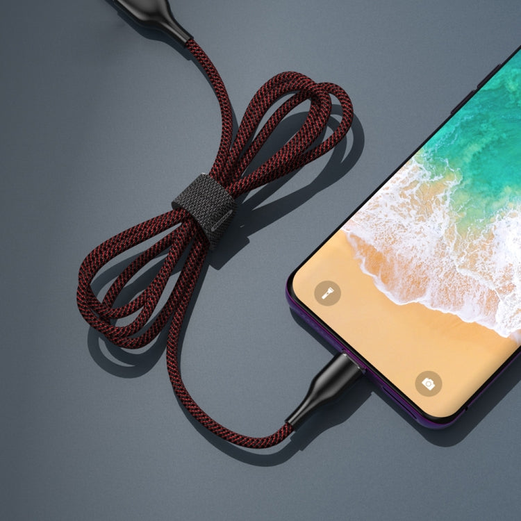 Cabo de Dados Trançado em Poliéster Bicolor com Atração Magnética REMAX RC-158m 3A USB para Micro USB para Carregamento e Transmissão, Comprimento do Cabo: 1m, Micro USB