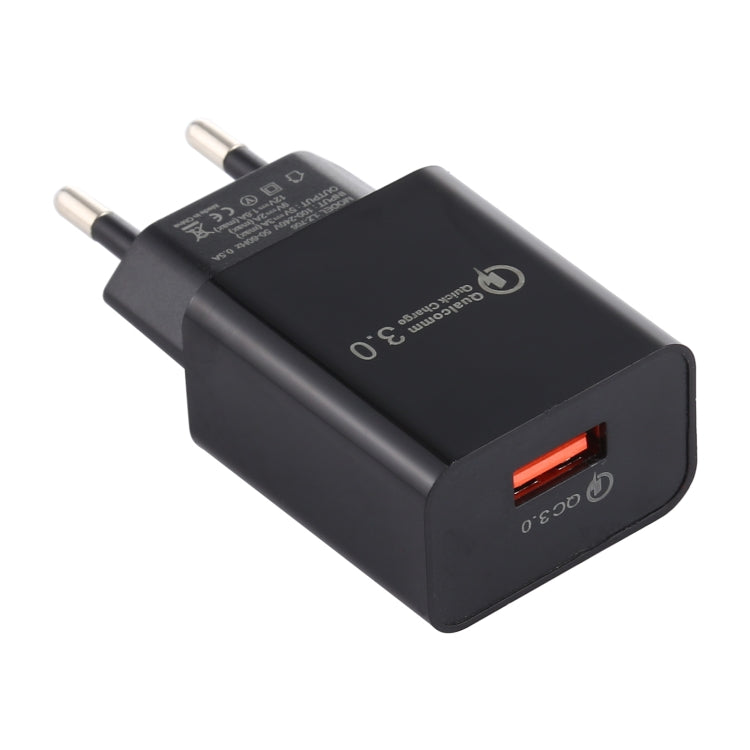 LZ-706 Carregador de Viagem QC3.0 Porta USB Única, Ficha EU