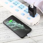 LZ-706 Carregador de Viagem QC3.0 Porta USB Única, Ficha EU