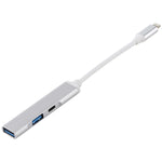 Adaptador Leitor de Câmara S-206 3 em 1 Macho 8 Pinos para 2 x USB 3.0 + Fêmea 8 Pinos, S-206