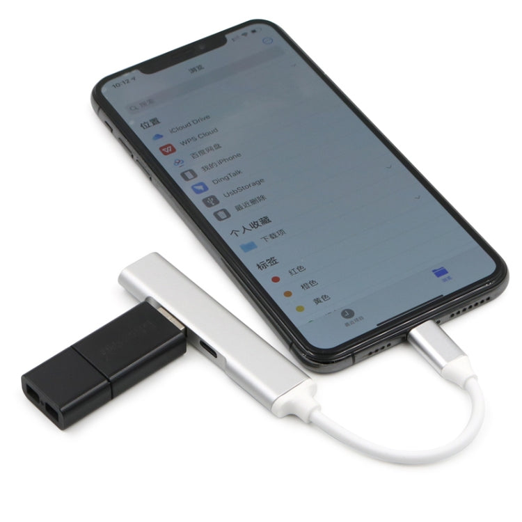 Adaptador Leitor de Câmara S-206 3 em 1 Macho 8 Pinos para 2 x USB 3.0 + Fêmea 8 Pinos, S-206