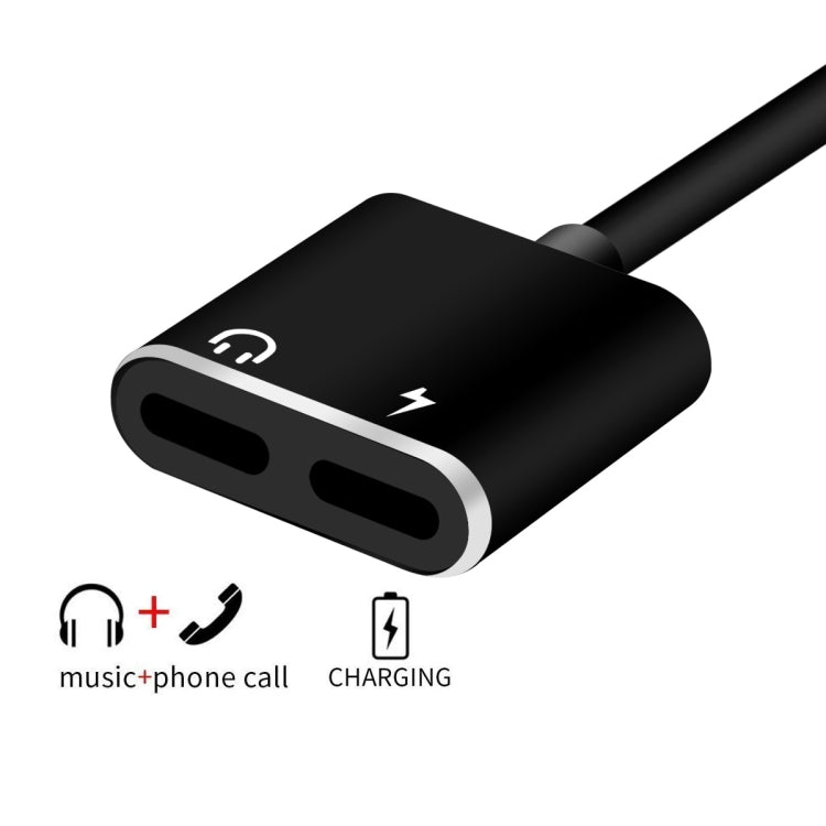 ENKAY Hat-prince HC-15 Cabo adaptador de áudio e carregamento 8 pinos + jack 3,5 mm para 8 pinos, suporta até iOS 15.0