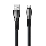 WK WDC-107i Cabo de Sincronização e Carregamento USB para 8 Pinos, Série Liga de Zinco Saint 1m 2.4A, 8 Pinos