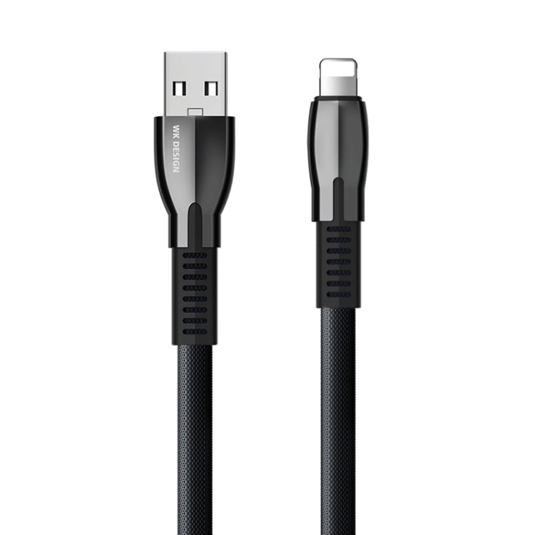 WK WDC-107i Cabo de Sincronização e Carregamento USB para 8 Pinos, Série Liga de Zinco Saint 1m 2.4A, 8 Pinos