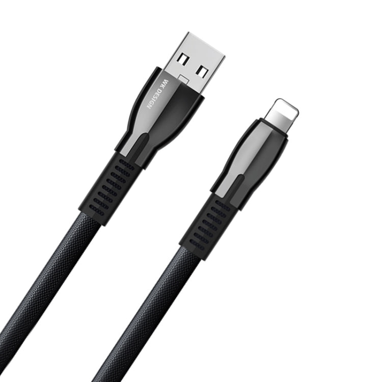 WK WDC-107i Cabo de Sincronização e Carregamento USB para 8 Pinos, Série Liga de Zinco Saint 1m 2.4A, 8 Pinos