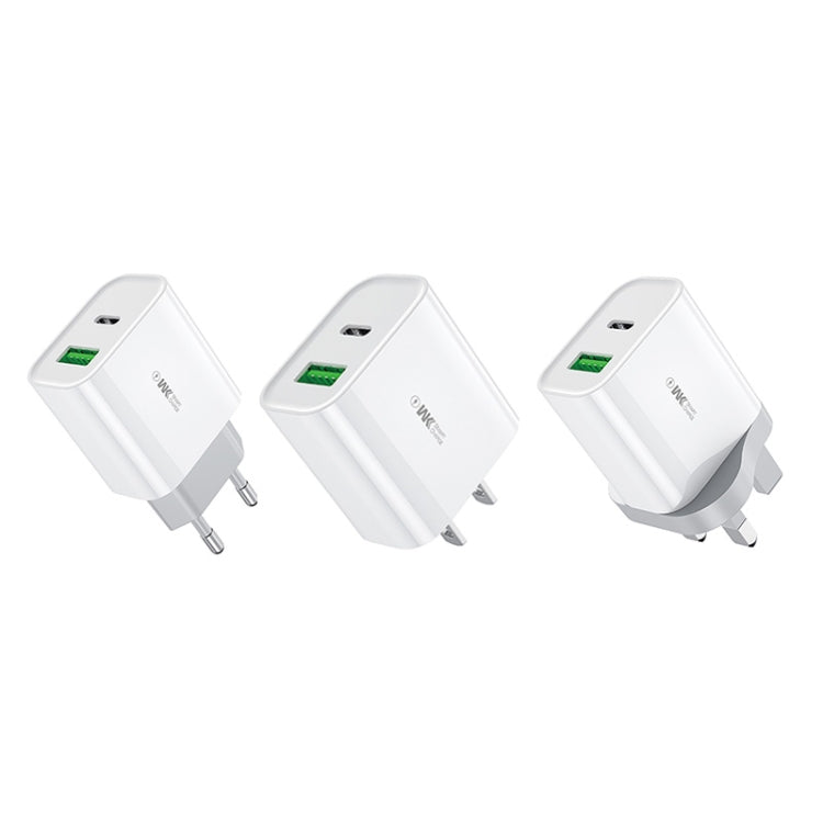 WK WP-U53 Carregador QC3.0 20W USB Type-C Maxspeed PD Carregador Rápido