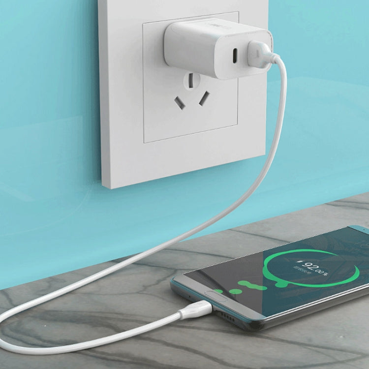 WK WP-U53 Carregador QC3.0 20W USB Type-C Maxspeed PD Carregador Rápido