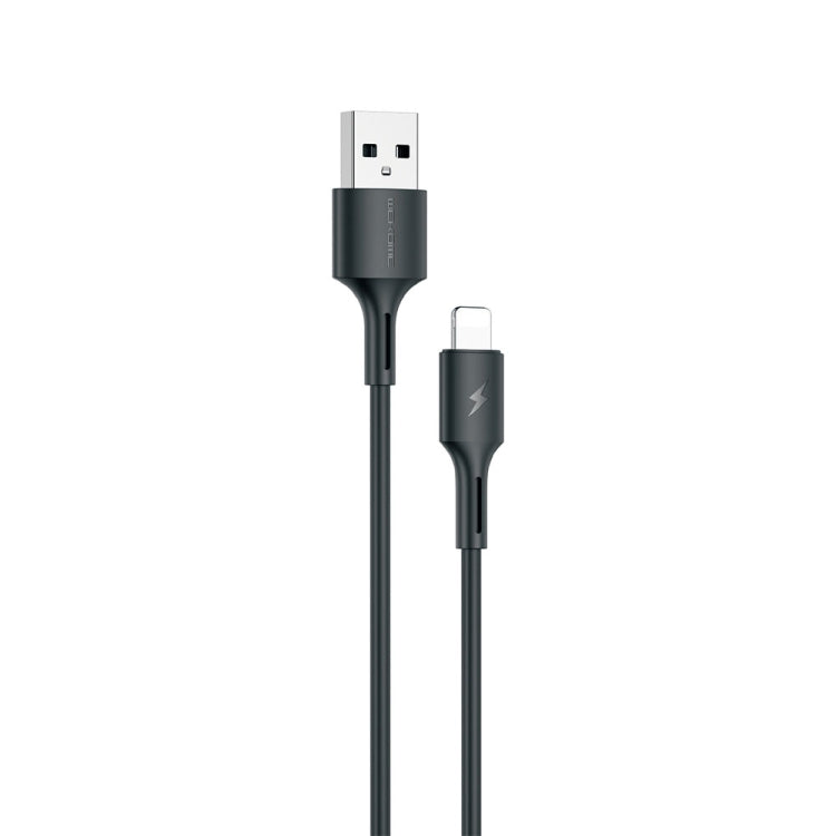 Cabo de dados de carregamento rápido 3A USB para 8 pinos WK WDC-136, USB para 8 pinos (preto), USB para 8 pinos (branco)