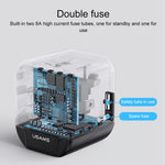 Carregador de viagem universal multi plug USAMS US-CC173 T55 12W, US-CC173 T55